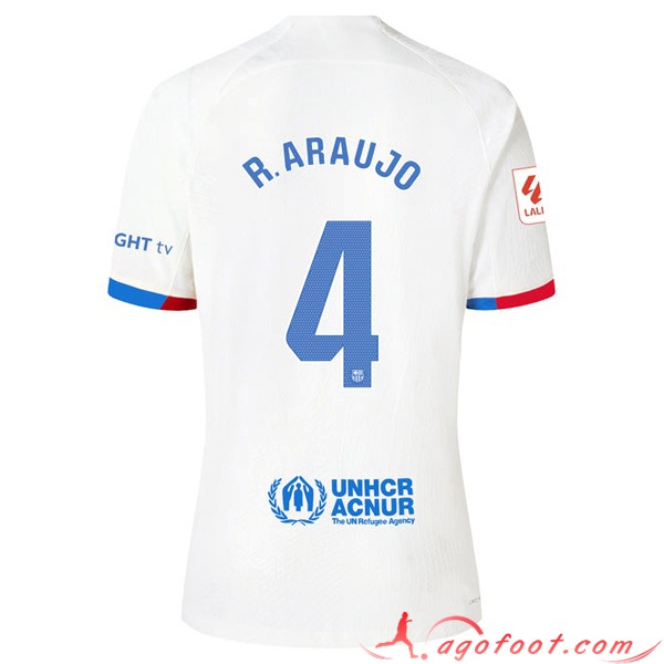 Maillot de Foot Barcelona (R. ARAUJO #4) 2023/2024 Exterieur