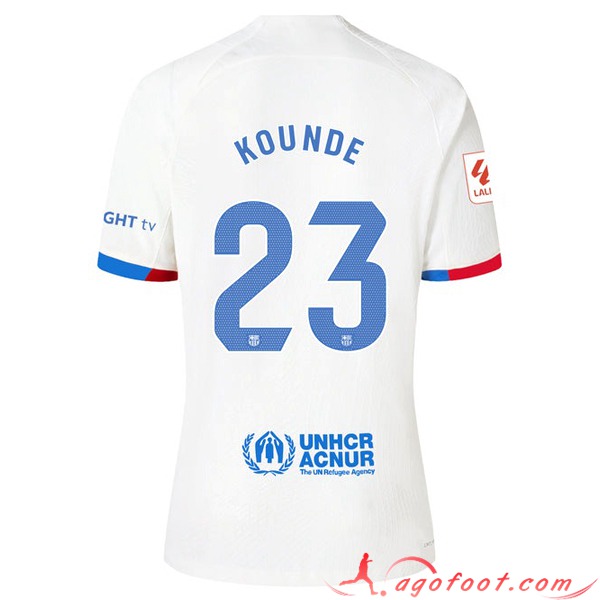 Maillot de Foot Barcelona (KOUNDE #23) 2023/2024 Exterieur