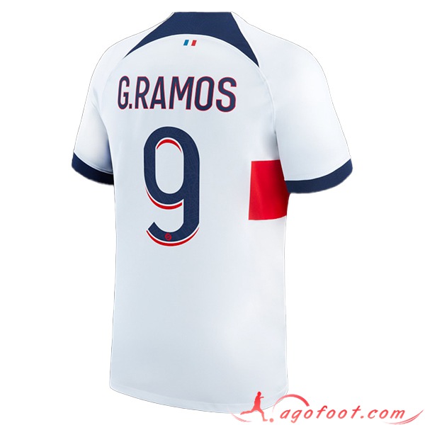 Maillot de Foot PSG (G.RAMOS #9) 2023/2024 Exterieur