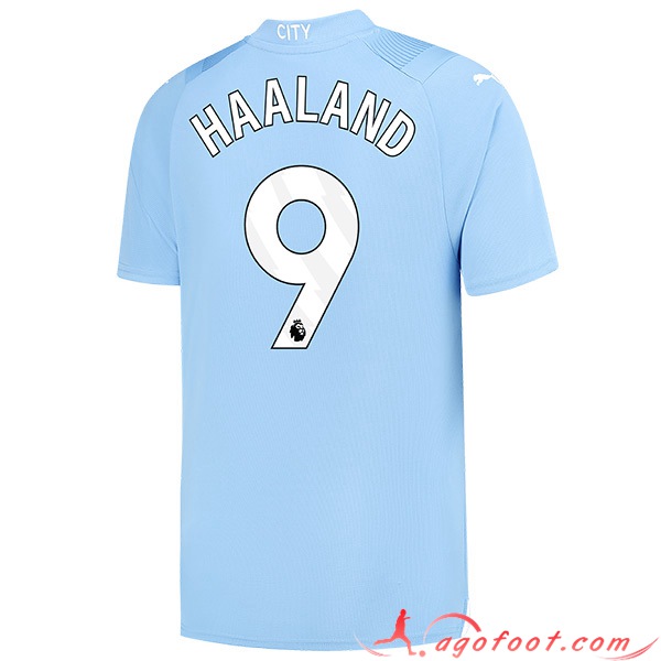 Maillot de Foot Manchester City (HAALAND #9) 2023/2024 Domicile