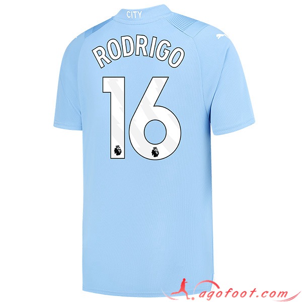 Maillot de Foot Manchester City (RODRIGO #16) 2023/2024 Domicile
