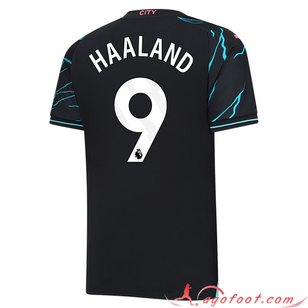 Maillot de Foot Manchester City (HAALAND #9) 2023/2024 Third