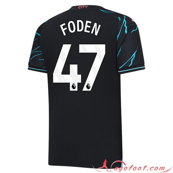 Maillot de Foot Manchester City (FODEN #47) 2023/2024 Third
