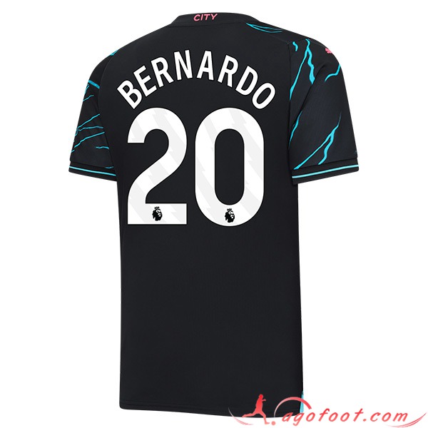 Maillot de Foot Manchester City (BERNARDO #20) 2023/2024 Third