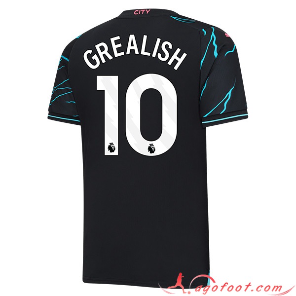 Maillot de Foot Manchester City (GREALISH #10) 2023/2024 Third