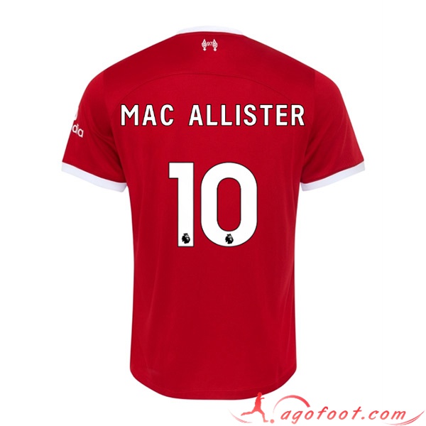 Maillot de Foot Liverpool (MAC ALLISTER #10) 2023/2024 Domicile