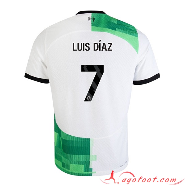 Maillot de Foot Liverpool (LUIS DÍAZ #7) 2023/2024 Exterieur