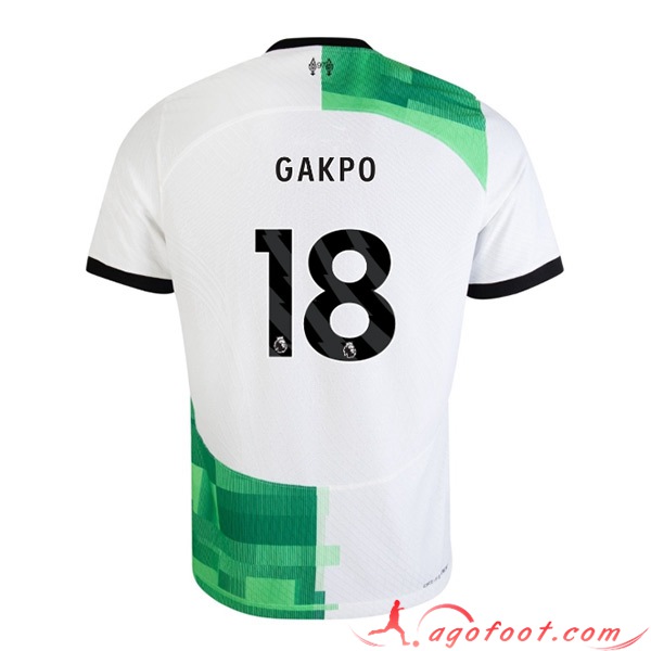Maillot de Foot Liverpool (GAKPO #18) 2023/2024 Exterieur