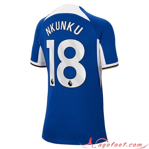 Maillot de Foot Chelsea (NKUNKU #18) 2023/2024 Domicile