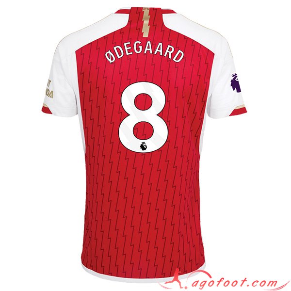 Maillot de Foot Arsenal (ØDEGAARD #8) 2023/2024 Domicile