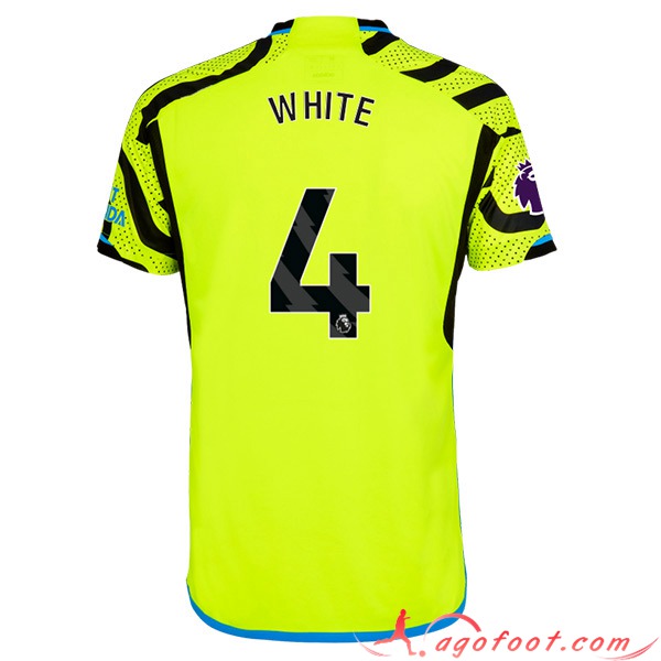 Maillot de Foot Arsenal (WHITE #4) 2023/2024 Exterieur