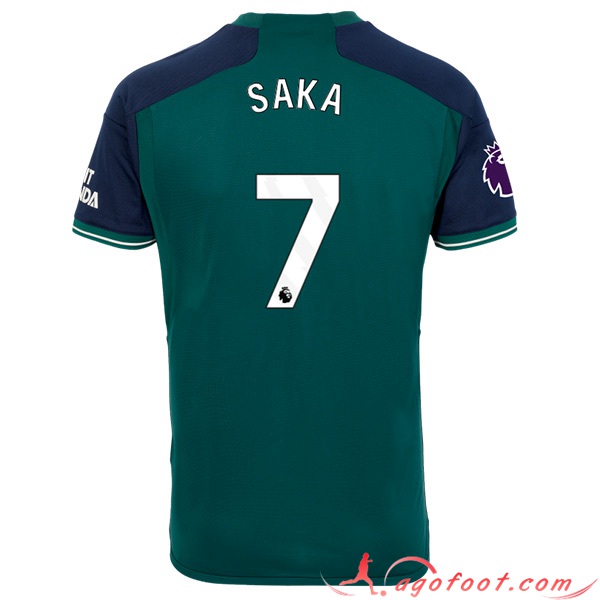 Maillot de Foot Arsenal (SAKA #7) 2023/2024 Third