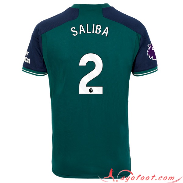 Maillot de Foot Arsenal (SALIBA #2) 2023/2024 Third