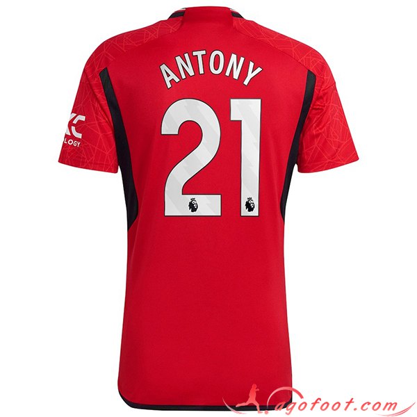Maillot de Foot Manchester United (ANTONY #21) 2023/2024 Domicile