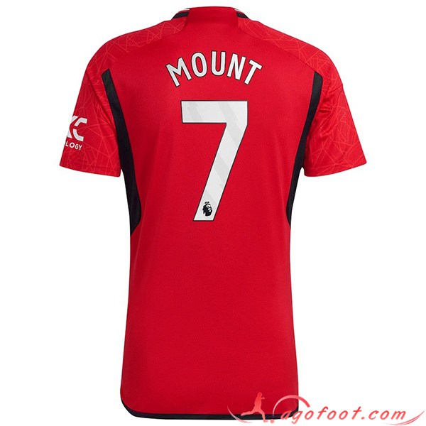 Maillot de Foot Manchester United (MOUNT #7) 2023/2024 Domicile