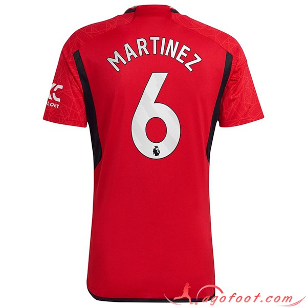 Maillot de Foot Manchester United (MARTINEZ #6) 2023/2024 Domicile