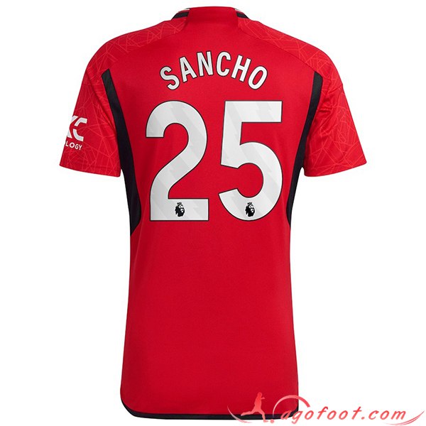 Maillot de Foot Manchester United (SANCHO #25) 2023/2024 Domicile