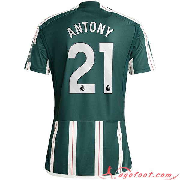 Maillot de Foot Manchester United (ANTONY #21) 2023/2024 Exterieur