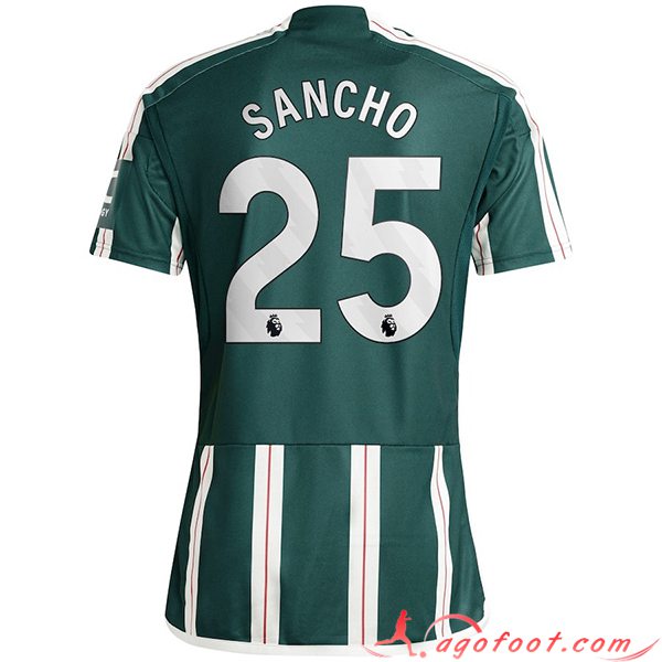Maillot de Foot Manchester United (SANCHO #25) 2023/2024 Exterieur