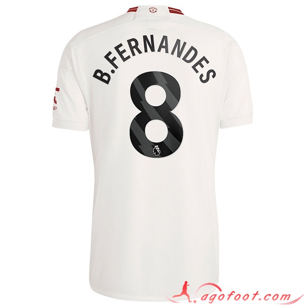 Maillot de Foot Manchester United (B. FERNANDES #8) 2023/2024 Third
