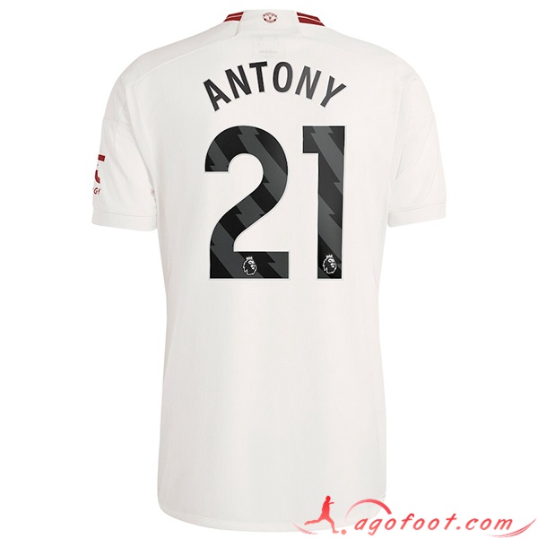 Maillot de Foot Manchester United (ANTONY #21) 2023/2024 Third