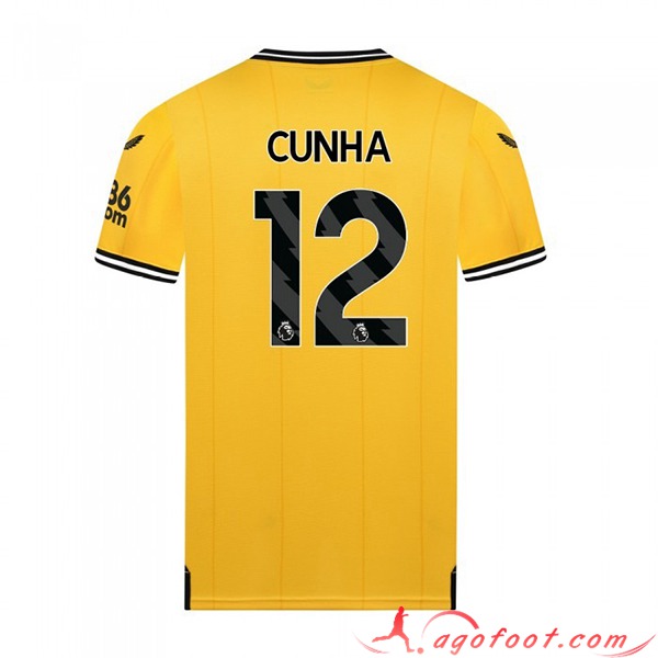 Maillot de Foot Wolves (CUNHA #12) 2023/2024 Domicile