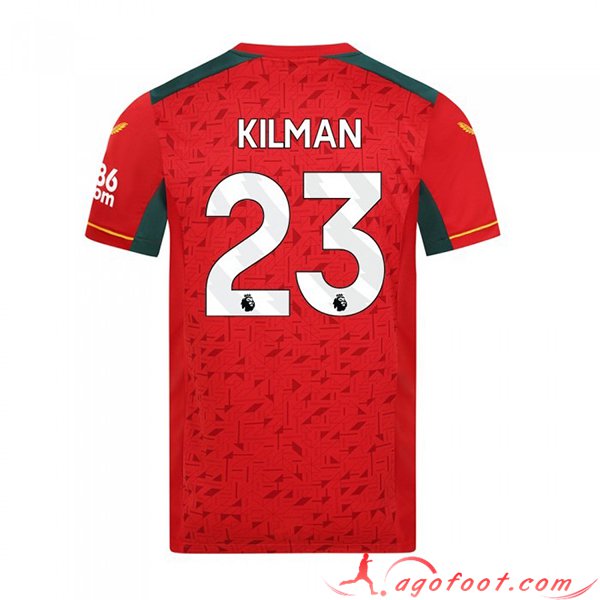 Maillot de Foot Wolves (KILMAN #23) 2023/2024 Exterieur