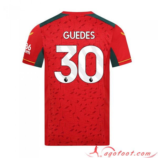 Maillot de Foot Wolves (GUEDES #30) 2023/2024 Exterieur