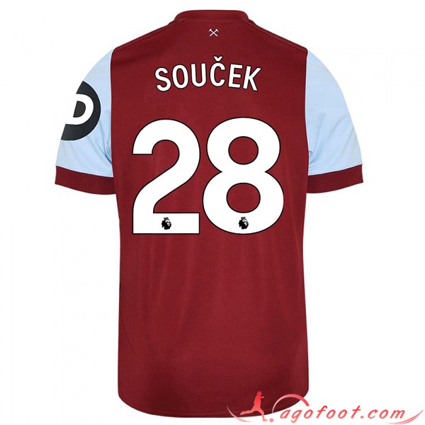 Maillot de Foot West Ham (SOUCEK #28) 2023/2024 Domicile