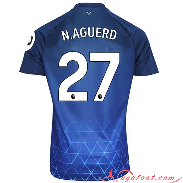 Maillot de Foot West Ham (N. AGUERD #27) 2023/2024 Third