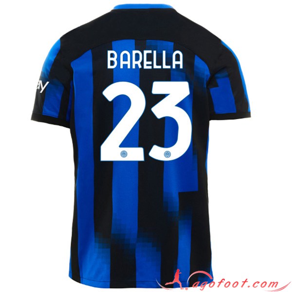 Maillot de Foot Inter Milan (BARELLA #23) 2023/2024 Domicile