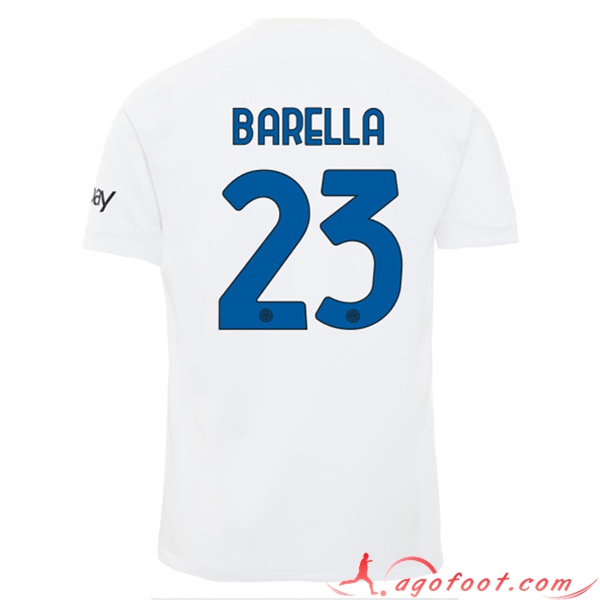 Maillot de Foot Inter Milan (BARELLA #23) 2023/2024 Exterieur