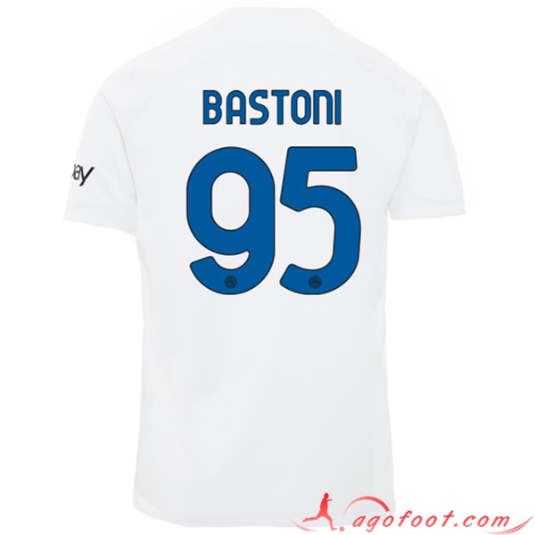 Maillot de Foot Inter Milan (BASTONI #95) 2023/2024 Exterieur