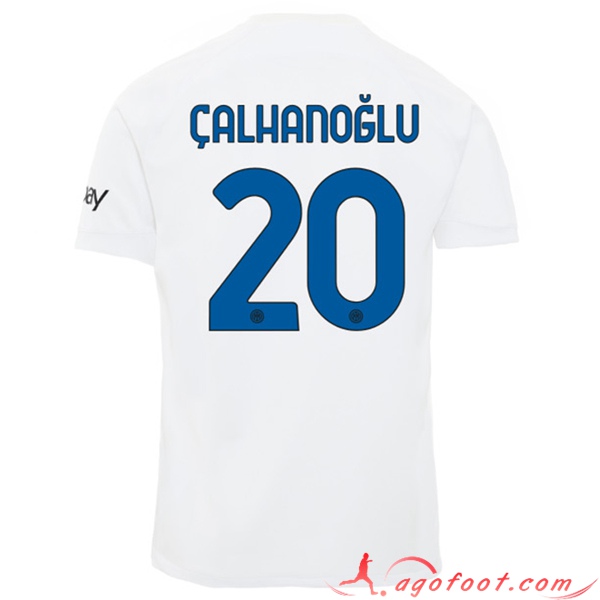 Maillot de Foot Inter Milan (CALHANOGLU #20) 2023/2024 Exterieur