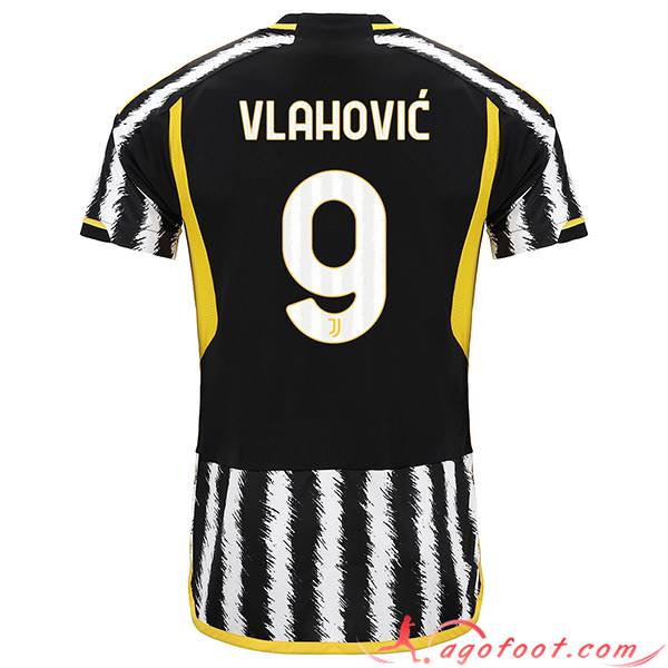 Maillot de Foot Juventus (VLAHOVIC #9) 2023/2024 Domicile