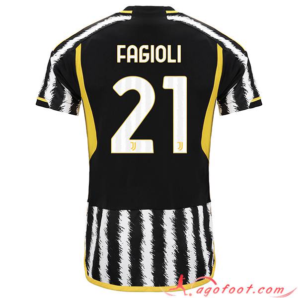 Maillot de Foot Juventus (FAGIOLI #21) 2023/2024 Domicile