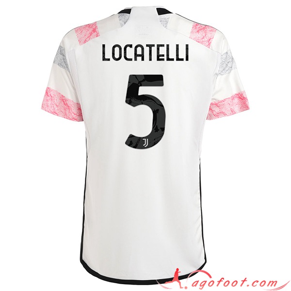 Maillot de Foot Juventus (LOCATELLI #5) 2023/2024 Exterieur