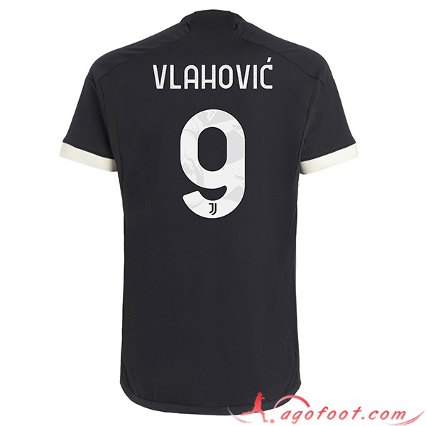 Maillot de Foot Juventus (VLAHOVIC #9) 2023/2024 Third