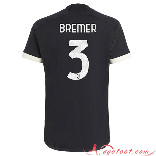 Maillot de Foot Juventus (BREMER #3) 2023/2024 Third