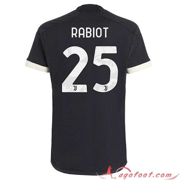 Maillot de Foot Juventus (RABIOT #25) 2023/2024 Third
