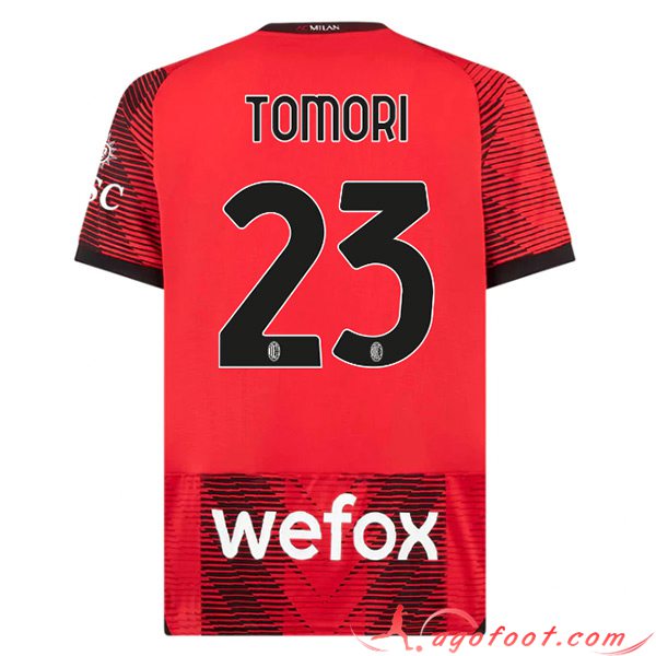 Maillot de Foot AC Milan (TOMORI #23) 2023/2024 Domicile
