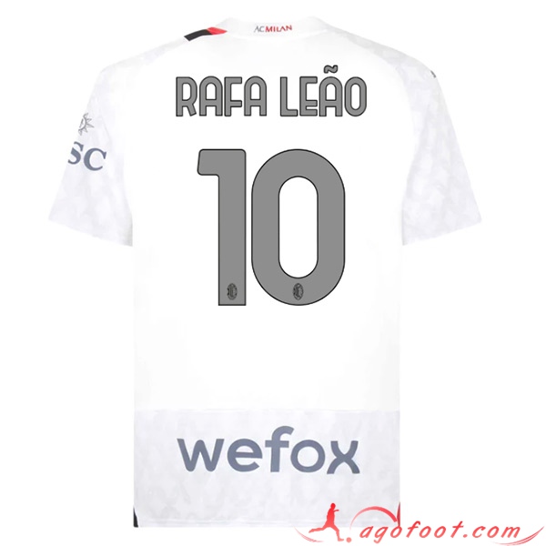 Maillot de Foot AC Milan (RAFAEL LEÃO #10) 2023/2024 Exterieur