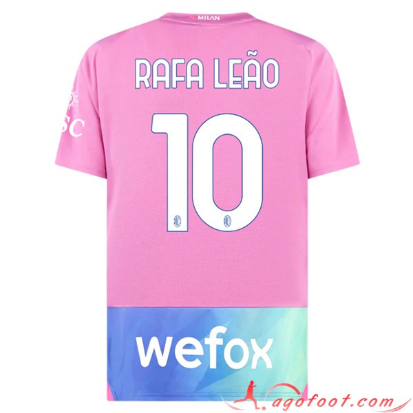 Maillot de Foot AC Milan (RAFAEL LEÃO #10) 2023/2024 Third