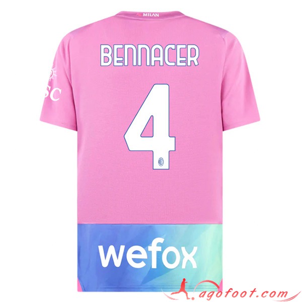 Maillot de Foot AC Milan (BENNACER #4) 2023/2024 Third
