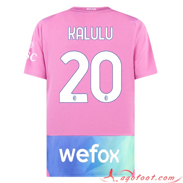 Maillot de Foot AC Milan (KALULU #20) 2023/2024 Third