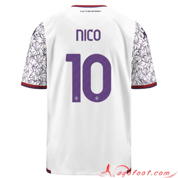 Maillot de Foot ACF Fiorentina (NICO #10) 2023/2024 Exterieur