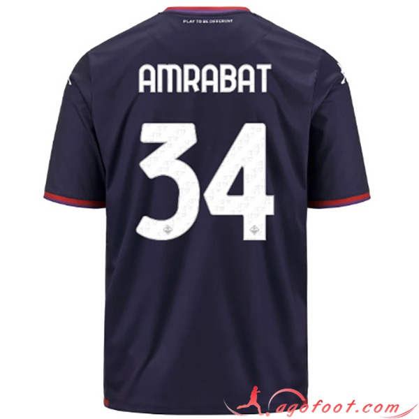 Maillot de Foot ACF Fiorentina (AMRABAT #34) 2023/2024 Third