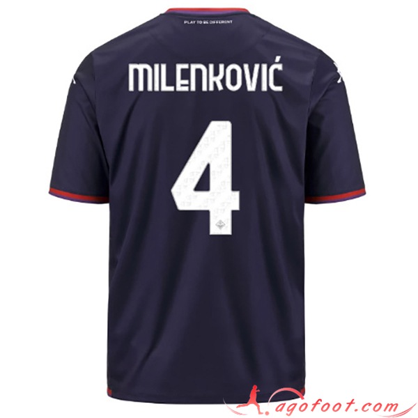 Maillot de Foot ACF Fiorentina (MILENKOVIC #4) 2023/2024 Third