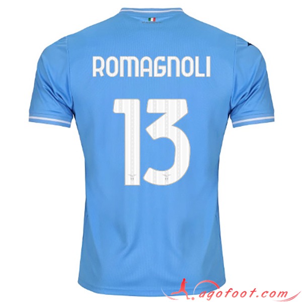 Maillot de Foot SS Lazio (ROMAGNOLI #13) 2023/2024 Domicile