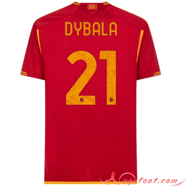 Maillot de Foot As Rome (DYBALA #21) 2023/2024 Domicile
